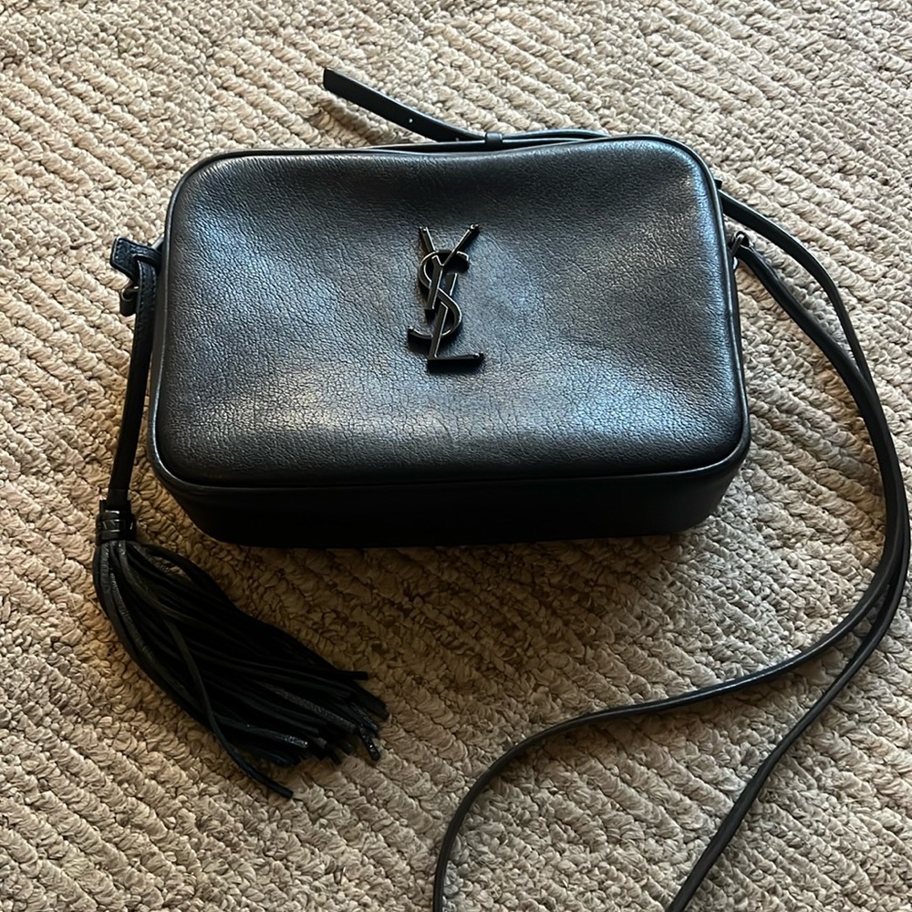Saint Laurent monogram Lou leather camera bag